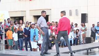 Limpopo boy takes on School Kids Bujwa Dance Battle [upl. by Belac]