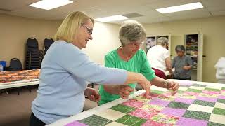 Quilting Ministry Comforts and Cares for Community [upl. by Neelloj]