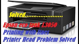 Epson Eco Tank L3050 Printing Problem Not Printing Properly Head Cleaning [upl. by Shugart50]