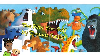 Read Along Story Time The Pets You Get  🐹🐍🐉🦕😂 [upl. by Nazay]