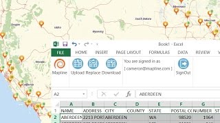 How to Use Maplines Excel AddIn [upl. by Gavriella]