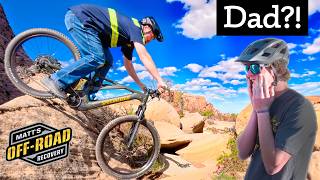 We Took Matt Mountain Biking and His Kids Were Astonished [upl. by Deadman]