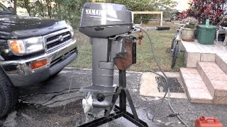 2007 Yamaha 25hp 2 Stroke Outboard Motor [upl. by Giovanni590]