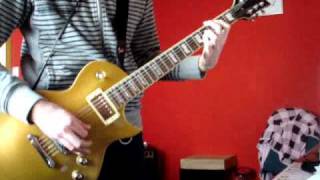 Gretsch Filtertron HS pickup demo Malcom young sound and riffs with Les Paul style guitar [upl. by Michal]