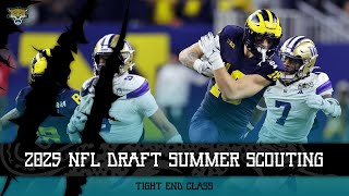 2025 NFL Draft Summer Scouting  Tight Ends [upl. by Krug]