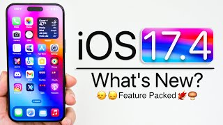 iOS 174 is Out  Whats New [upl. by Naeroled]