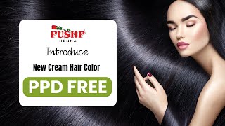 Pushp enRich Cream Hair Color  Ppd Free Hair Color  Ammonia Free Hair Color  Herbal Hair Colour [upl. by Aleekat257]