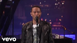 John Legend  The Beginning Live on Letterman [upl. by Ahders289]