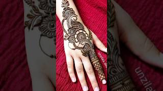 trending 😱mehndi designs simple back side mehndi design [upl. by Eronaele313]