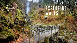 Exploring Wales  Pistyll Rhaedr Waterfall [upl. by Anayra]