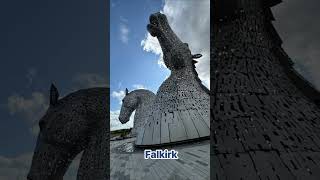 The Kelpies Located in Falkirk Scotland kelpies falkirk visitscotland [upl. by Llertniuq804]