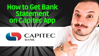 How to Get Bank Statement on Capitec App [upl. by Atinod]