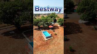 Cool off with Bestway 🏞️🌊 Get your Power Steel Pool by Bestway today 📞 9821893300  9561667858 [upl. by Aserehs115]