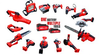 iBell One Power Cordless Series Unboxing and Test  One Battery Multiple Tools [upl. by Nathanael]