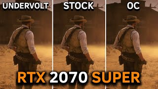 GeForce RTX 2070 SUPER 8GB  Stock vs Overclock vs Undervolt  Test In 12 Games [upl. by Norene]