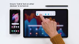 How to enable texting across devices  Samsung [upl. by Vidda]