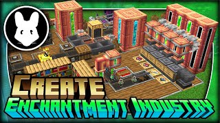 Get Overleveled with Create Enchantment Industry  Minecraft mod 120 BitByBit [upl. by Spindell]