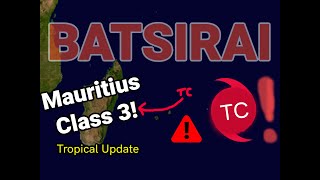 Major Cyclone Batsirai Mauritius Under Class 3 Warnings [upl. by Naired223]