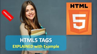 HTML5 ALL TAGS EXPLAINED with Example  HTML5 TAGS  html5 css3 IN HINDI [upl. by Deeyn]