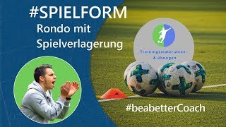 Rondo Spielform zum trainieren der Spielverlagerung [upl. by Eelsew]