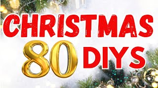 80 AMAZING Christmas DIY Crafts You Will Want To Make Now [upl. by Martinez]