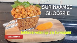 Surinaamse Ghoegrie  Channa  Vegan Kikkererwten op zn Surinaams [upl. by Armand]