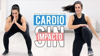 CARDIO BAJO IMPACTO PARA ADELGAZAR  Ejercicios sin saltos [upl. by Hanaj874]