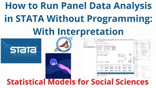 Panel Data Analysis Implementation in STATA Without Programming and Interpretation [upl. by Harras]