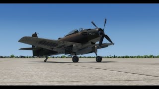 First flight in formerly payware now freeware Douglas A1H Skyraider P3Dv4 [upl. by Bueschel]