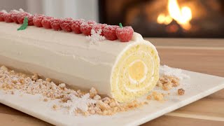 Christmas cake  Bûche de noël  Yule log [upl. by Baron]