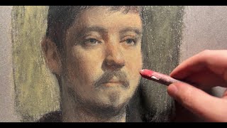 Pastel Painting LIVE  How to paint PORTRAITS in PASTEL [upl. by Crandall]