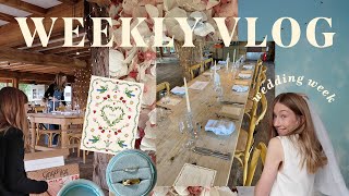 week before the wedding  WEEKLY VLOG [upl. by Yartnoed]