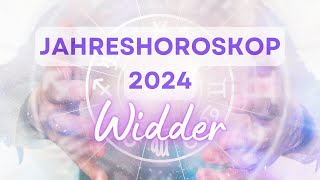 Jahreshoroskop 2024 für das Sternzeichen Widder [upl. by Larissa]