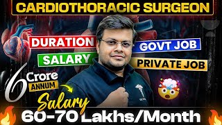 How to Become Cardio Thoracic Surgeon in India  Salary of Cardio Thoracic Surgeon [upl. by Ateekal]