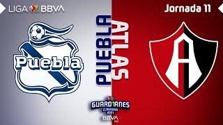 Resumen  Puebla vs Atlas  Liga BBVA MX  Guard1anes 2021  Jornada 11 [upl. by Gorey511]