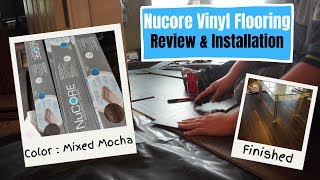 Nucore Vinyl Flooring Review  How to Install Vinyl Flooring  Viny Flooring FAQ  DIY Approved [upl. by Eindys328]