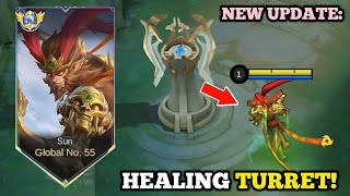 HEALING TURRET‼️ NEW UPDATE ADVANCED SERVER MLBB🔥 [upl. by Ellenohs682]