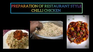 THE SIMPLE RESTAURANT STYLE CHILLI CHICKEN  MIKE’s CUISINE VIBES foodie chillychicken [upl. by Girardo]