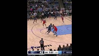 11824 Jaren Jackson Jr Drives amp Flushes nba nbahighlights nbavideos shorts basketball espn [upl. by Retse]