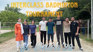 Badminton Tournament  ft Batch28  CMH Lahore Medical College [upl. by Nwahsud]