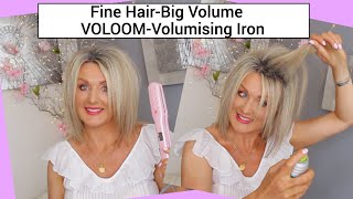 Fine Hair Big Volume VOLOOM Volumizing Iron [upl. by Aineval319]