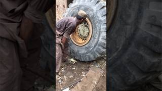 How change new tire loader machine shortsvideo automobile machine [upl. by Aylmer118]