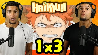 HAIKYUU 1x3 REACTION  New Anime Fans [upl. by Fletcher]