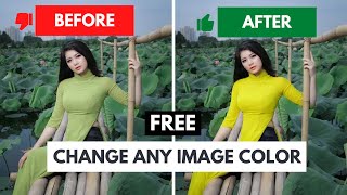 Change Any Image or Logo Color Instantly Easy Canva Tutorial [upl. by Sennahoj]