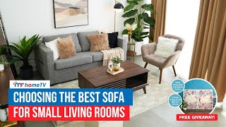 Choosing the Best Sofa for Small Living Rooms  Mandaue Foam  MF Home TV [upl. by Allecram249]