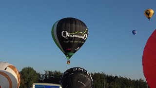 luchtballonnen klaarmaken en opstijgen in stekene op 30 juli 2024 [upl. by Nirik]