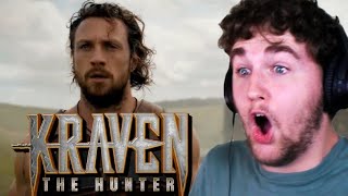 KRAVEN THE HUNTER – Official Red Band Trailer REACTION [upl. by Prager962]