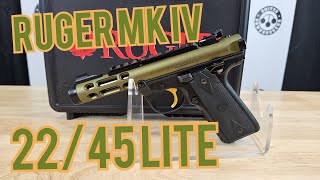 Ruger MKIV 2245 LITE OD Green with Gold Accents [upl. by Maer]