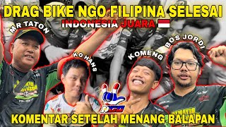 NGO Filipina Selesai Indonesia Juara  Ini Komentar Kohan Jordi Komeng Taton JJs Dan TeknoTuner [upl. by Lizzie]