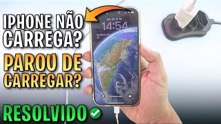 IPHONE NÃO CARREGA iPhone Parou de Carregar RESOLVIDO✅  Veja Todas as Soluções Aqui [upl. by Wilhelmina]